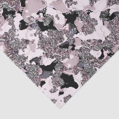 Roze zilver en zwarte schoonheidsspill Glam Gloss Tissuepapier (Detail)