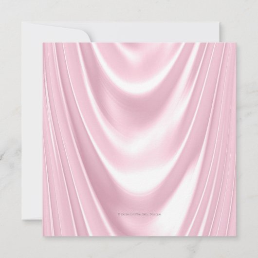 Roze Zilver Grijs Parel Hoge Hak Baby shower Kaart