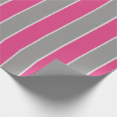 Roze & Zilver Inpakpapier (Hoek)