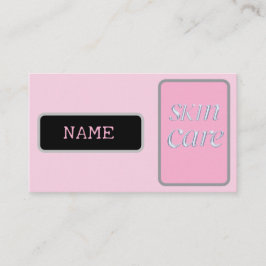 Roze Zilver Schoonheid Huidverzorging Visitekaartje