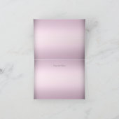 Roze & Zilver Tiara Sweet 16 Dank je wel kaart (Binnen)