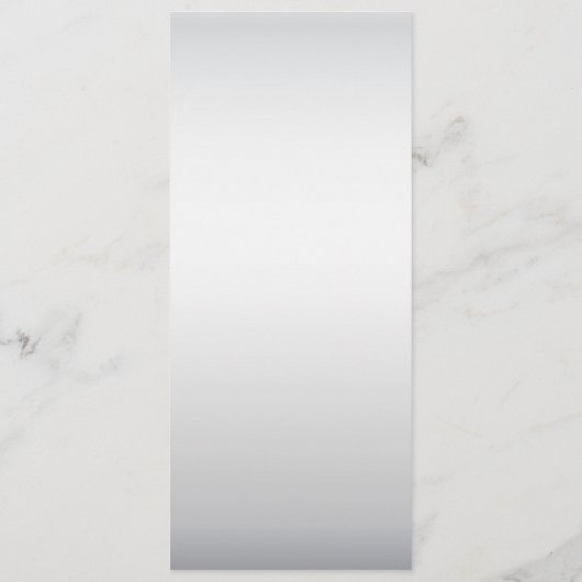 Roze Zilver Wit Bloemen Trouwmenu Menu (Achterkant)