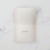 Roze & Zilveren Bloemen | bedankkaart (Binnen)