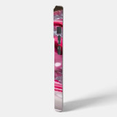 Roze zilveren glitter luxe achtergrond Case-Mate iPhone case (Achterkant / Links)