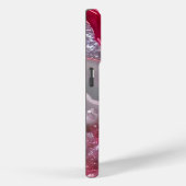 Roze zilveren glitter luxe achtergrond Case-Mate iPhone case (Achterkant / Rechts)