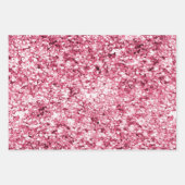 Roze & Zilveren Glitter Sparkle Inpakpapier Vel (Voorkant 2)