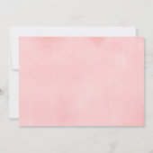 Roze zilveren sneeuwvlok Shower per post baby show Kaart (Achterkant)