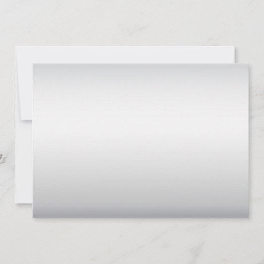 Roze zilveren witte bloem Bewaar de datum Save The Date (Achterkant)