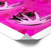 Roze zinnen poster (Hoek)