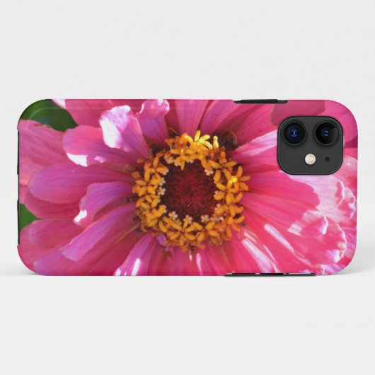 Roze Zinnia Case-Mate iPhone Case (Achterkant (horizontaal))
