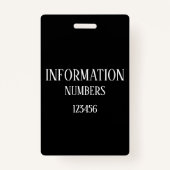 Roze Zinnia Flower Custom Afbeelding Logo Naam Tit Badge (Achterkant)