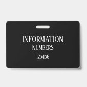 Roze Zinnia Flower Custom Afbeelding Logo Naam Tit Badge (Achterkant)