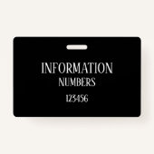 Roze Zinnia Flower Custom Afbeelding Logo Naam Tit Badge (Achterkant)