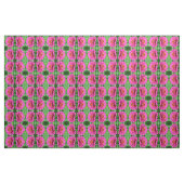 Roze Zinnia Flower Natuur Pattern Stof (Fat Quarter)