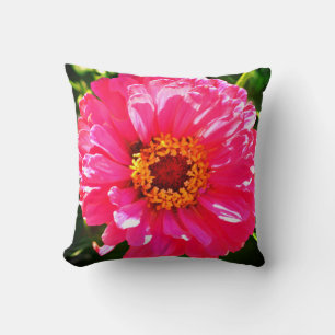 Roze Zinnia Kussen