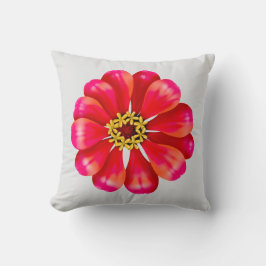 Roze Zinnia Kussen