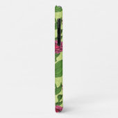 Roze Zinnias op lichtgroen Case-Mate iPhone Case (Achterkant/links)