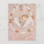 roze zoete Baby Briefkaart (Voorkant)