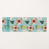 Roze zoete bloemen Yoga Mat (Voorkant (horizontaal))