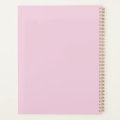 Roze Zoete Cute Konijn Roze Trui Hart Planner (Achterkant)