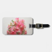 Roze, zoete doperwt bagagelabel (Voorkant horizontaal)