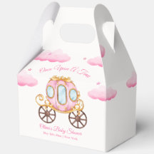 Roze Zoete Feeën Prinses Koets Baby Shower 
