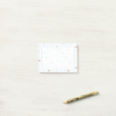 Roze Zoete Lint Aangepaste Post-it Notities Post-it® Notes (Op bureau)