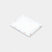 Roze Zoete Lint Aangepaste Post-it Notities Post-it® Notes (Schuin)