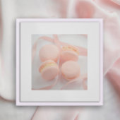 Roze Zoete Macarons keukenposter | Macarons Poster
