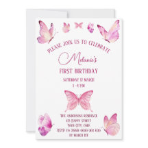 Roze Zoete Vlinders Eenvoudig