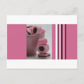 roze zoetigheid briefkaart (Voorkant)