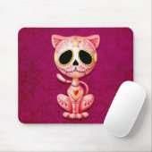 Roze Zombie Sugar Kitten Muismat (Met muis)