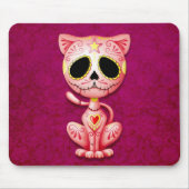 Roze Zombie Sugar Kitten Muismat (Voorkant)