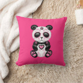 Roze Zombie Sugar Panda Kussen (Deken)