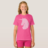 Roze Zombie Unicorn T-Shirt (Voorkant volledig)