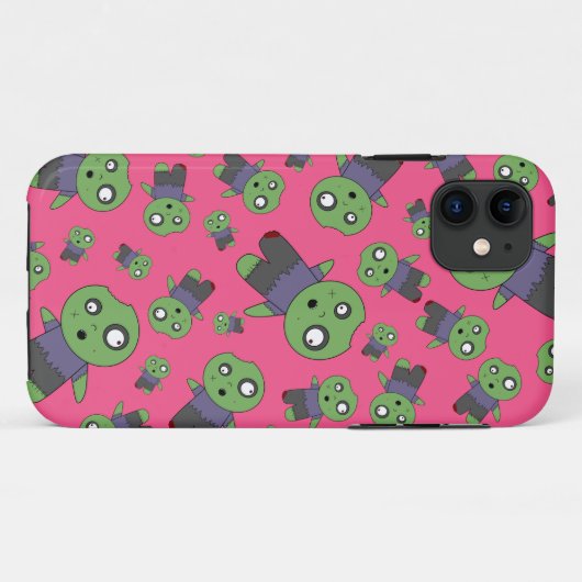 Roze zombies Case-Mate iPhone case (Achterkant (horizontaal))