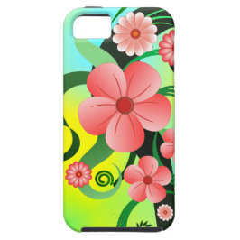 Roze Zomer Bloemen Tropische Hibiscus Bloemen Stoe Case-Mate iPhone Case
