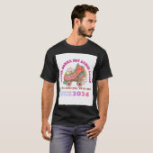 Roze Zomer Carnaval Tour 2024 nooit zal gaan niet T-shirt (Voorkant volledig)