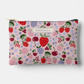 Roze Zomer Fruit Bessen Bruidsmeisje Persoonlijk Etui (Voorkant)