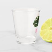 Roze Zomer Glamour | Bruid Shot Glas (Links)