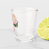 Roze Zomer Glamour | Bruid Shot Glas (Rechts)