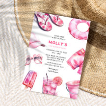  roze zomer meisjes Verjaardag