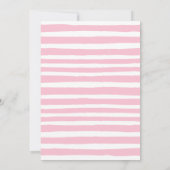  roze zomer meisjes Verjaardag Kaart (Achterkant)