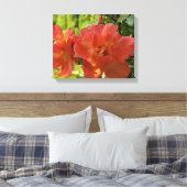 Roze Zomer Rozen Flower Photo Single Print (Insitu (Slaapkamer))