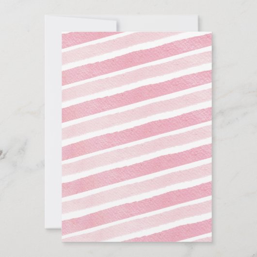 Roze Zomer Twee Scheppen Ijs 2e Verjaardag Kaart (Achterkant)