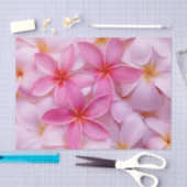 roze zomerbloemen tissuepapier (Craft)