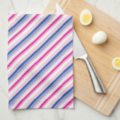 Roze zomerhanddoek theedoek (Quarter Fold)
