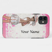 Roze zomermeisje Case-Mate iPhone case (Achterkant (horizontaal))