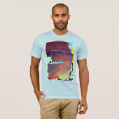 Roze zomerse hemel t-shirt (Voorkant volledig)