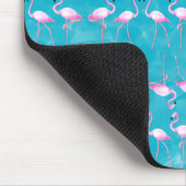Roze zomervakantiestrand muismat (Hoek)